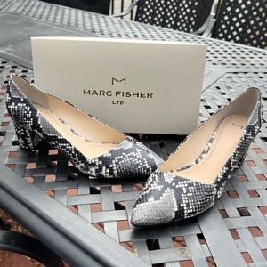 Marc Fisher Snakeskin Pattern Pumps (NWT)
